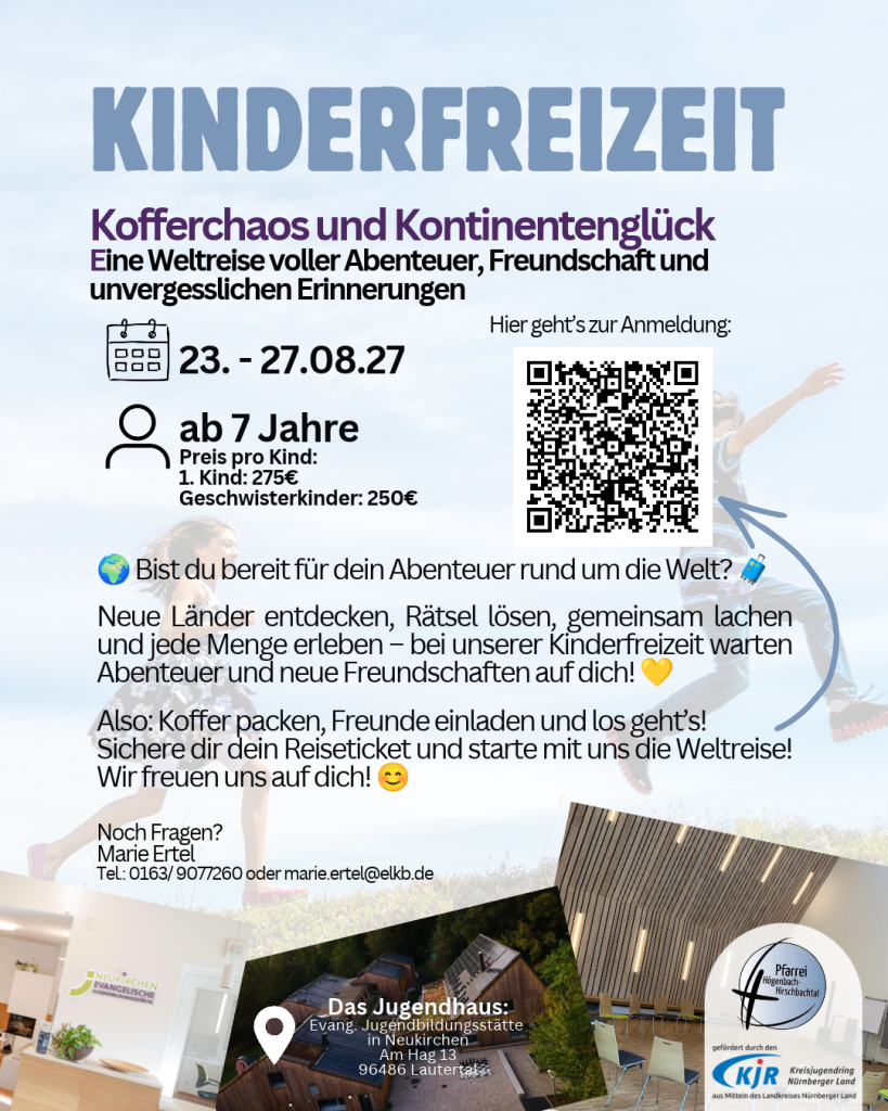 Kinderfreizeit Flyer